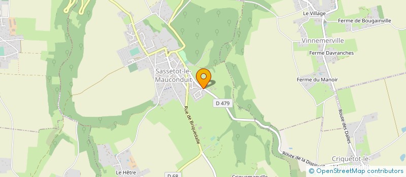 localisation de l'entreprise SCI DU 1 ROUTE DE CRIQUETOT  SASSETOT-LE-MAUCONDUIT