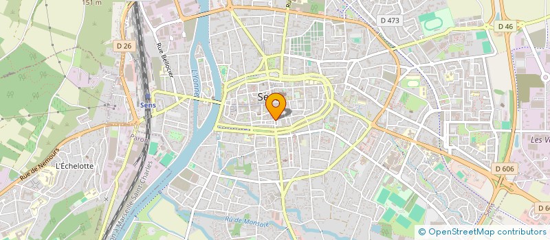 localisation de l'entreprise SCI DU 1 RUE ALLIX  SENS