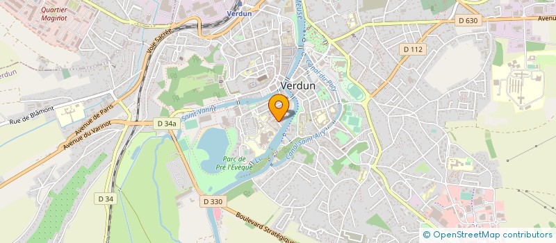 localisation de l'entreprise SCI DU 1 RUE BONNARDEL à VERDUN
