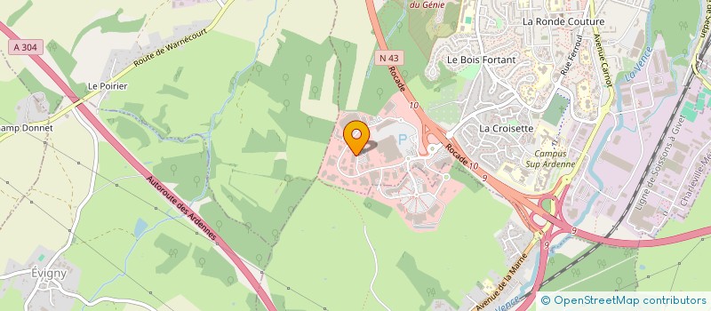 localisation de l'entreprise SCI DU 1 RUE CAMILLE DIDIER  CHARLEVILLE-MEZIERES