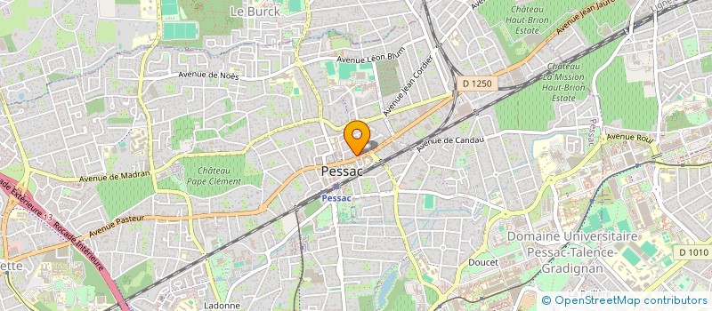 localisation de l'entreprise SCI DU 1 RUE CURIE  PESSAC