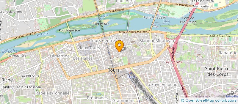 localisation de l'entreprise SCI DU 1 RUE DE BUFFON  TOURS