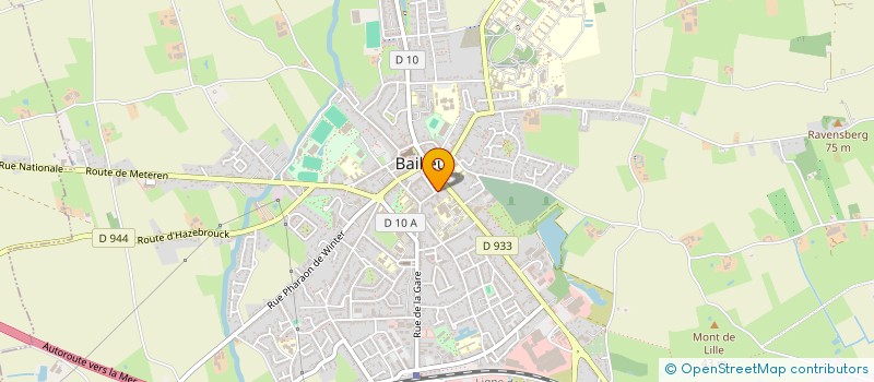 localisation de l'entreprise SCI DU 1 RUE DE COUSSEMACKER à BAILLEUL