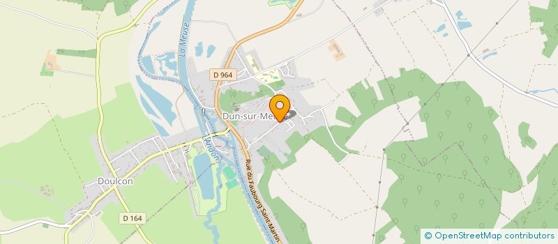localisation de l'entreprise SCI DU 1 RUE DE L EGLISE à DUN-SUR-MEUSE