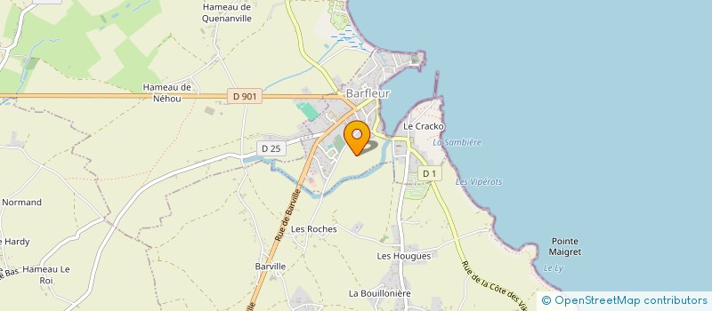 localisation de l'entreprise SCI DU 1 RUE DE LA CITE  BARFLEUR