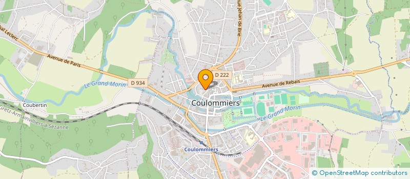 localisation de l'entreprise SCI DU 1 RUE DE LA PECHERIE à COULOMMIERS