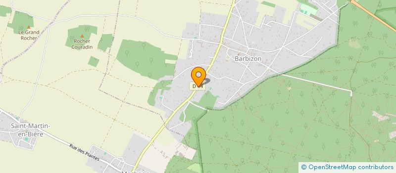 localisation de l'entreprise SCI DU 1 RUE DE MILLY  BARBIZON