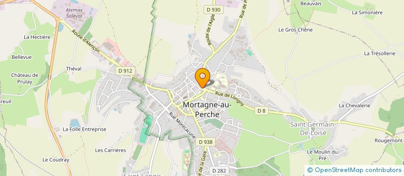 localisation de l'entreprise SCI DU 1 RUE DE PARIS à MORTAGNE-AU-PERCHE