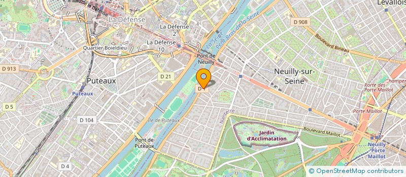 localisation de l'entreprise SCI DU 1 RUE DE PROVENCE à NEUILLY-SUR-SEINE