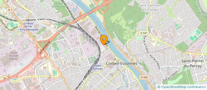 localisation de l'entreprise SCI DU 1 RUE DECAUVILLE à CORBEIL-ESSONNES