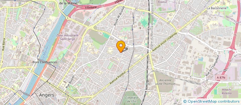 localisation de l'entreprise SCI DU 1 RUE DU RELAIS DE LA POSTE à ANGERS