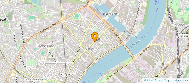 localisation de l'entreprise SCI DU 1 RUE EMILE LALANNE  BORDEAUX