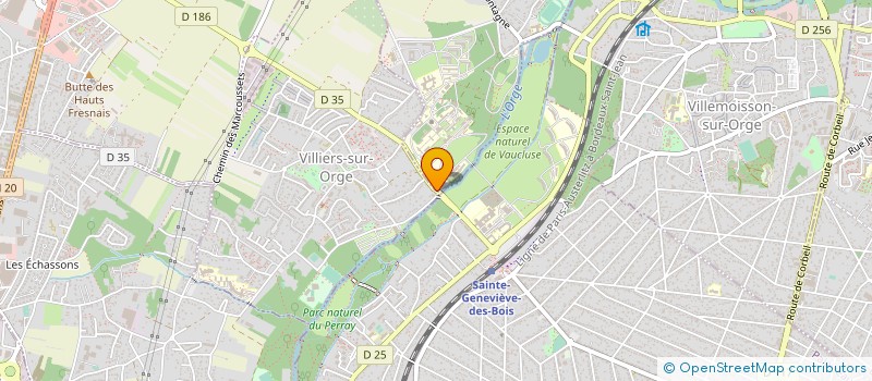 localisation de l'entreprise SCI DU 1 RUE GABRIEL PERI  VILLIERS-SUR-ORGE