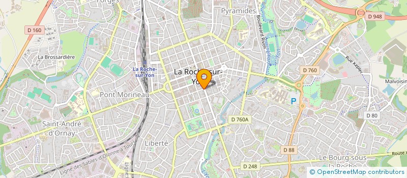 localisation de l'entreprise SCI DU 1 RUE HAXO  LA ROCHE-SUR-YON