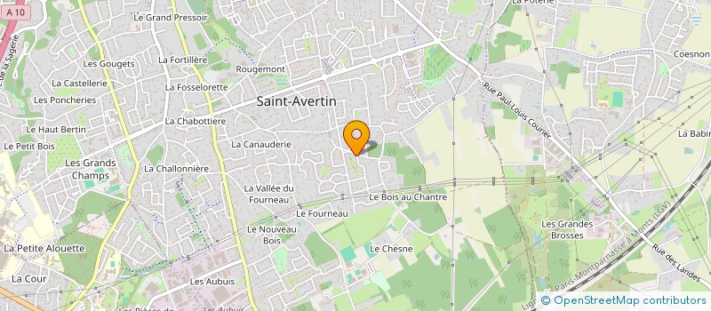 localisation de l'entreprise SCI DU 1 RUE PAUL GAUGUIN  SAINT-AVERTIN