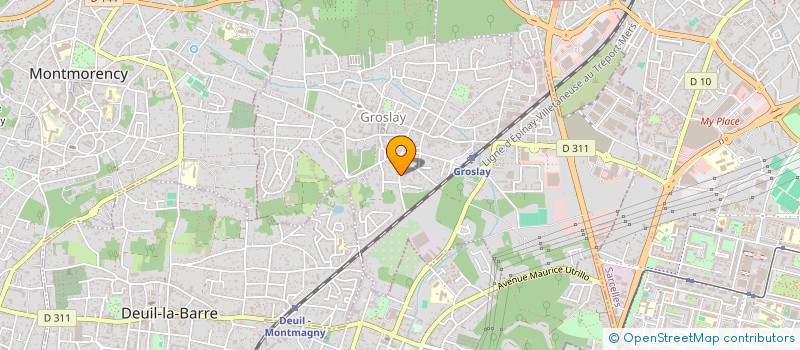 localisation de l'entreprise SCI DU 1 RUE ROGER SALOMON  GROSLAY