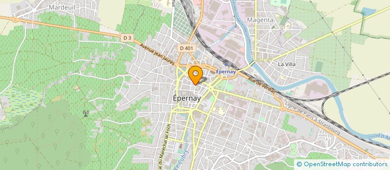 localisation de l'entreprise SCI DU 1 RUE SAINT MARTIN à EPERNAY