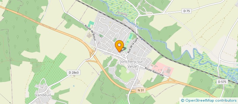 localisation de l'entreprise SCI DU 1 RUE THIERS  TRIGNY