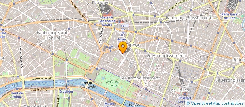 localisation de l'entreprise SCI DU 1 RUE VOLNEY  PARIS