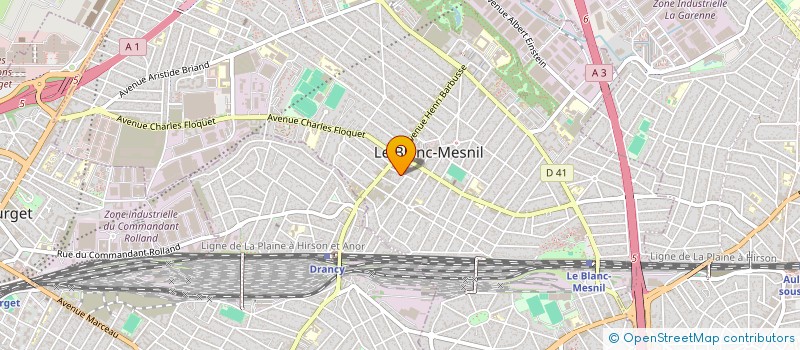 localisation de l'entreprise SCI DU 10 12 RUE DU MARCEL DEBOFFE à LE BLANC-MESNIL