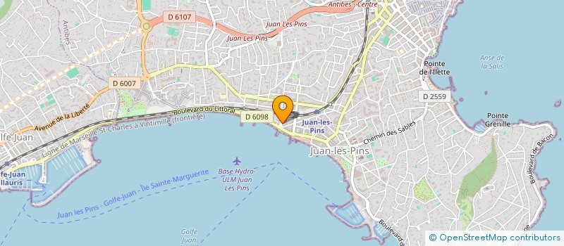 localisation de l'entreprise SCI DU 10 à ANTIBES