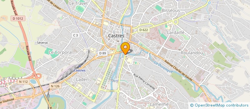 localisation de l'entreprise SCI DU 10 AV EMILIE DE VILLENEUVE  CASTRES