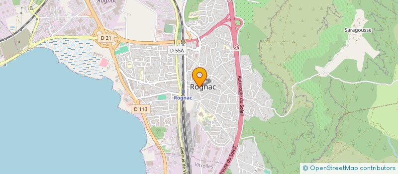 localisation de l'entreprise SCI DU 10 AVENUE CAMILLE PELLETAN  ROGNAC