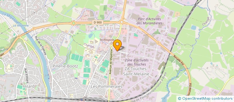 localisation de l'entreprise SCI DU 10 BD HENRI BECQUEREL  SAINT-PIERRE-D IRUBE