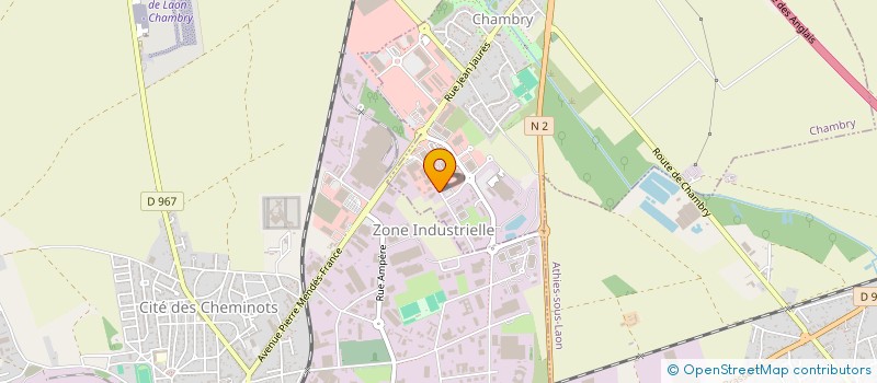 localisation de l'entreprise SCI DU 10 BOULEVARD GAMBETTA A SOISSONS  CHAMBRY