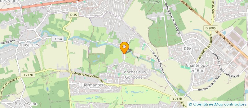 localisation de l'entreprise SCI DU 10 CHE ST GEORGES  CONCHES-SUR-GONDOIRE