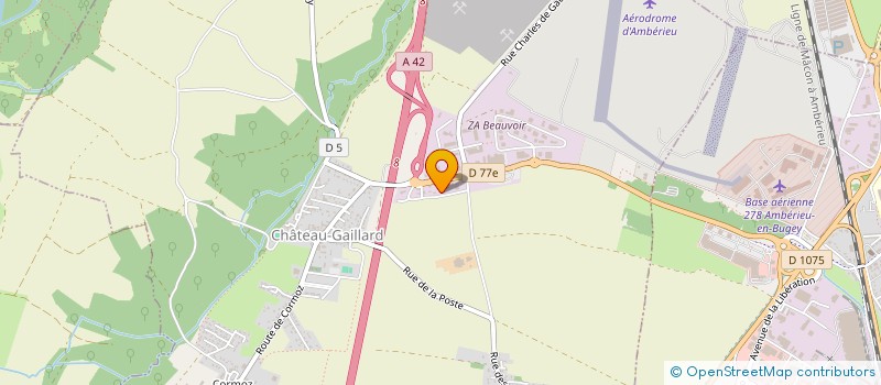 localisation de l'entreprise SCI DU 10 CHEMIN DES VIGNES à CHATEAU-GAILLARD