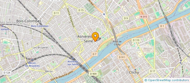 localisation de l'entreprise SCI DU 10 PLACE DES VICTOIRES à ASNIERES-SUR-SEINE