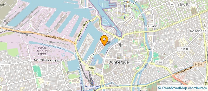 localisation de l'entreprise SCI DU 10 QUAI DE LA CITADELLE à DUNKERQUE