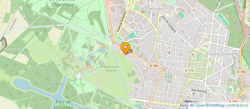 localisation de l'entreprise SCI DU 10 R GAL DE GAULLE A POISSY à VERSAILLES