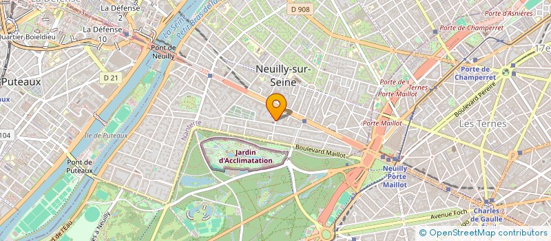localisation de l'entreprise SCI DU 10 RUE ANCELLE  NEUILLY-SUR-SEINE