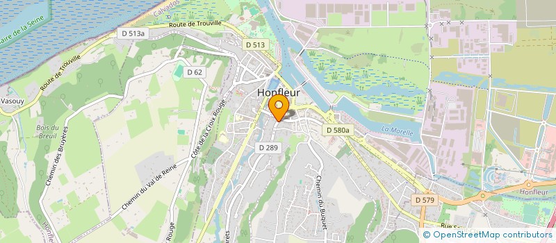 localisation de l'entreprise SCI DU 10 RUE BOURDET à HONFLEUR