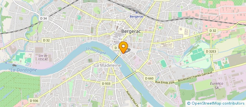 localisation de l'entreprise SCI DU 10 RUE CANDILLAC à BERGERAC