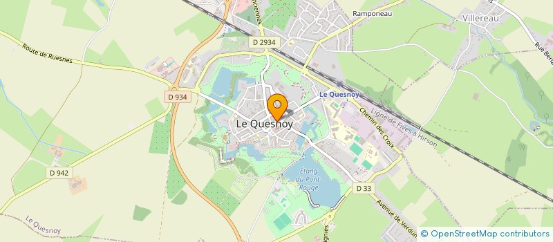 localisation de l'entreprise SCI DU 10 RUE CASIMIR FOURNIER à LE QUESNOY
