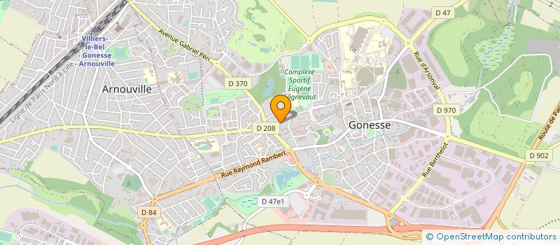 localisation de l'entreprise SCI DU 10 RUE CLARET  GONESSE