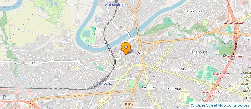 localisation de l'entreprise SCI DU 10 RUE CROIX BLANCHE à ALBI