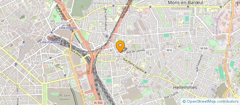 localisation de l'entreprise SCI DU 10 RUE DE FRIEDLAND à LILLE