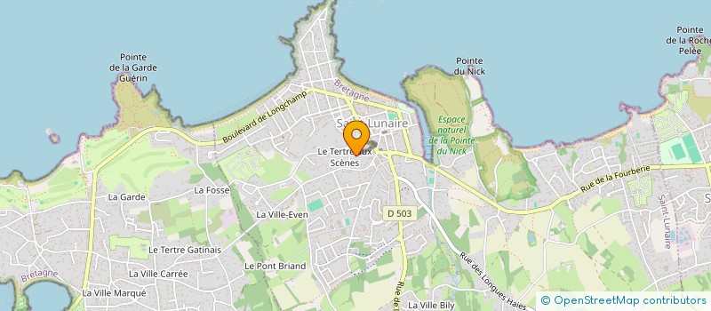 localisation de l'entreprise SCI DU 10 RUE DE L'ALMA  SAINT-LUNAIRE