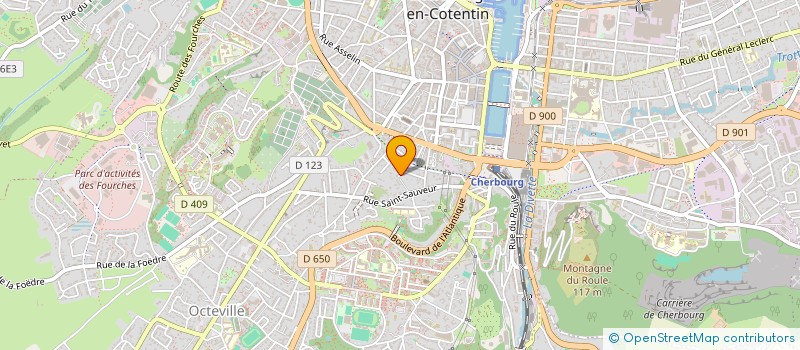 localisation de l'entreprise SCI DU 10 RUE DE L'ILE DE FRANCE à CHERBOURG-EN-COTENTIN