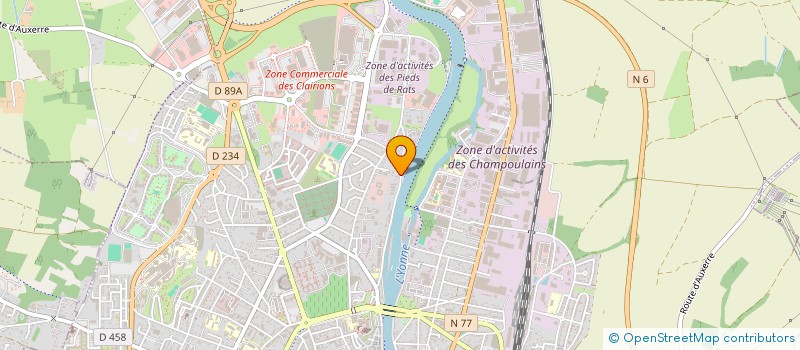 localisation de l'entreprise SCI DU 10 RUE DE LA MALADIERE à AUXERRE