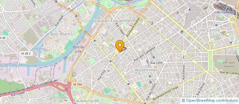 localisation de l'entreprise SCI DU 10 RUE DE LA REPUBLIQUE à LILLE
