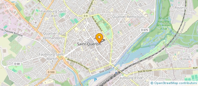 localisation de l'entreprise SCI DU 10 RUE DE VESOUL à SAINT-QUENTIN