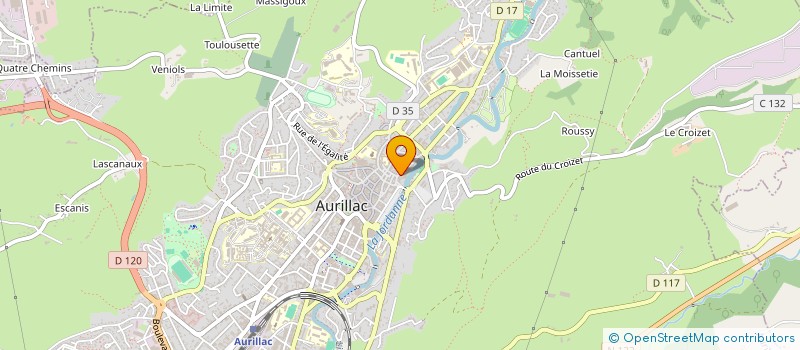 localisation de l'entreprise SCI DU 10 RUE DU BUIS à AURILLAC