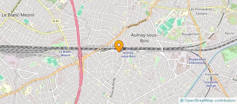 localisation de l'entreprise SCI DU 10 RUE DU DOCTEUR ROUX à AULNAY-SOUS-BOIS