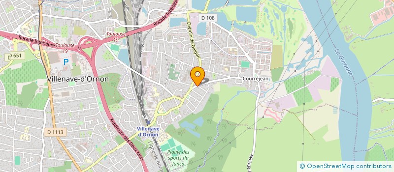 localisation de l'entreprise SCI DU 10 RUE DU DOCTEUR SCHWEITZER  VILLENAVE-D'ORNON