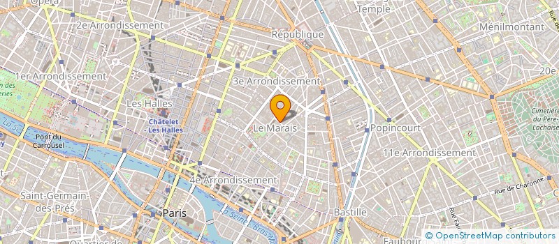 localisation de l'entreprise SCI DU 10 RUE DU PERCHE  PARIS